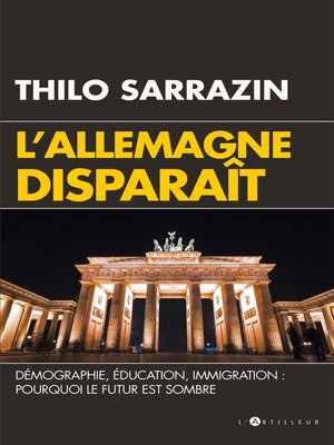 cover image of L'Allemagne disparaît